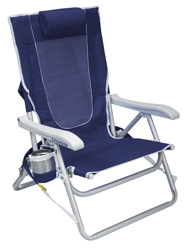 Gci Outdoor Backpack Beach Chair™ 4 Kademeli Katlanır Plaj Sandalyesi-deniz