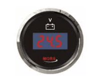 Dijital Voltmetre 12-24V Siyah
