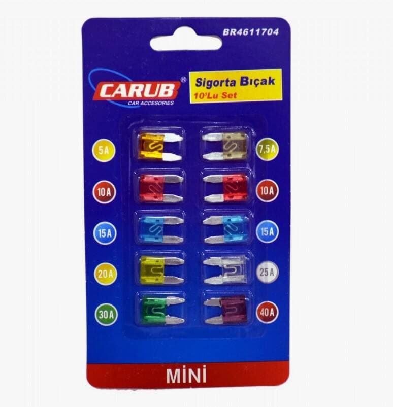 Bıçak Sigorta Seti 10LU