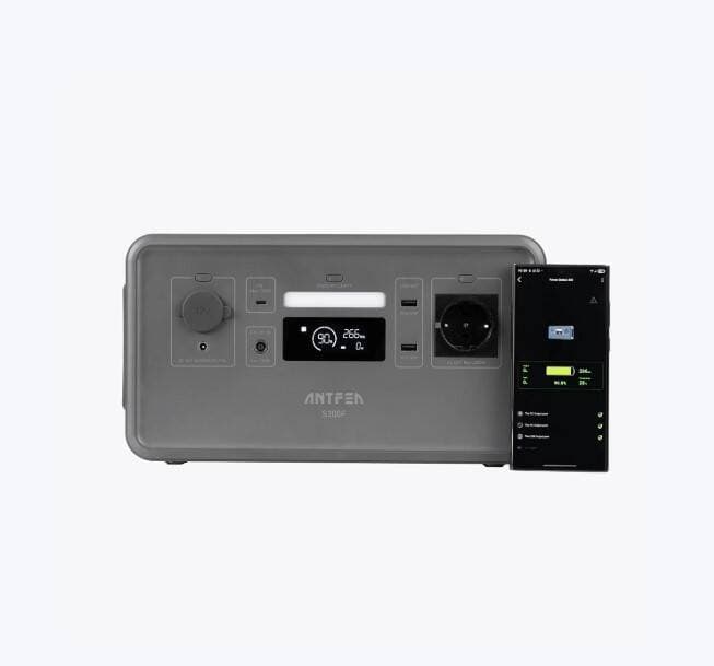 Antfea S300 Taşınabilir Güç Sistemi Gri 300W Mini