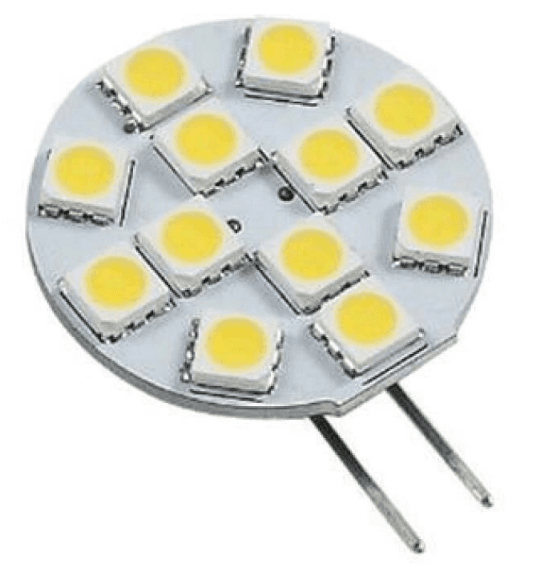 12 Led'li G4 Ampül Yan Gün Işığı 12-24 V