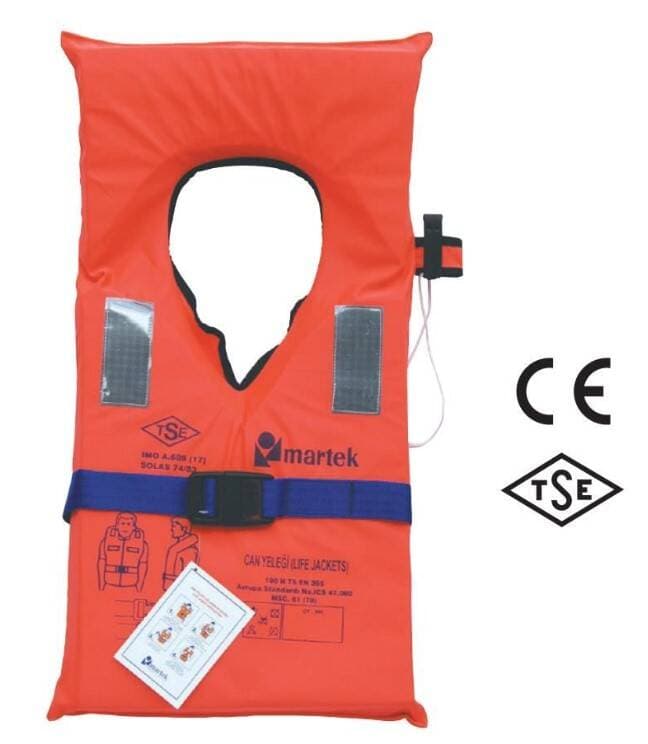 Martek Can Yeleği Tse'li 100 Newton M02400