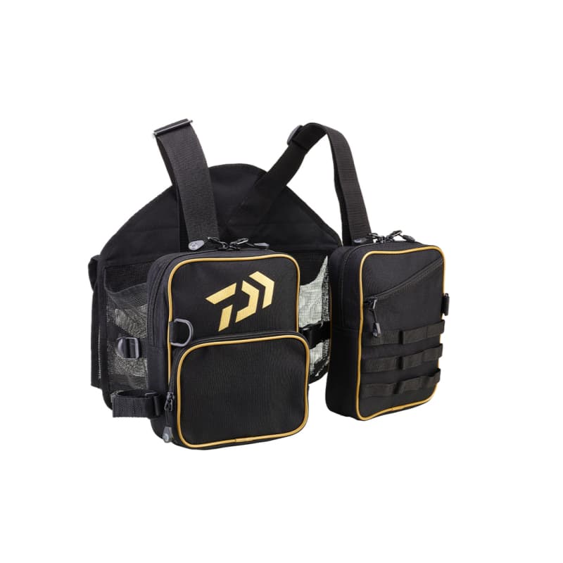 DAIWA WADING YELEK, BLACK-GOLD 46*38CM