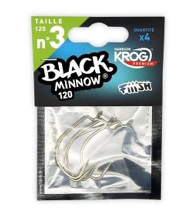 Fiiish Black Minnow Bm120/3 Bm077 Offset Kanca
