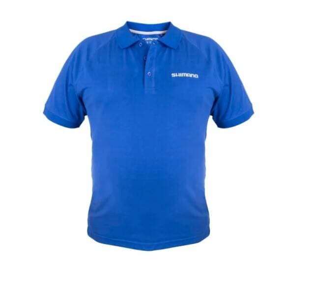 Shimano Shm Short Sleeve Polo Blue M