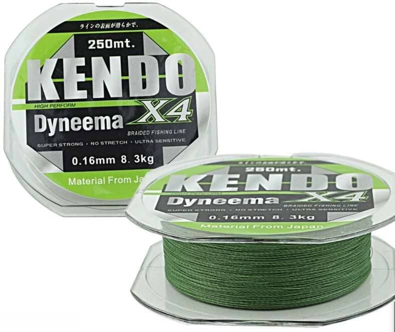 Kendo Dynema 4 Örgü 120Mt (green)