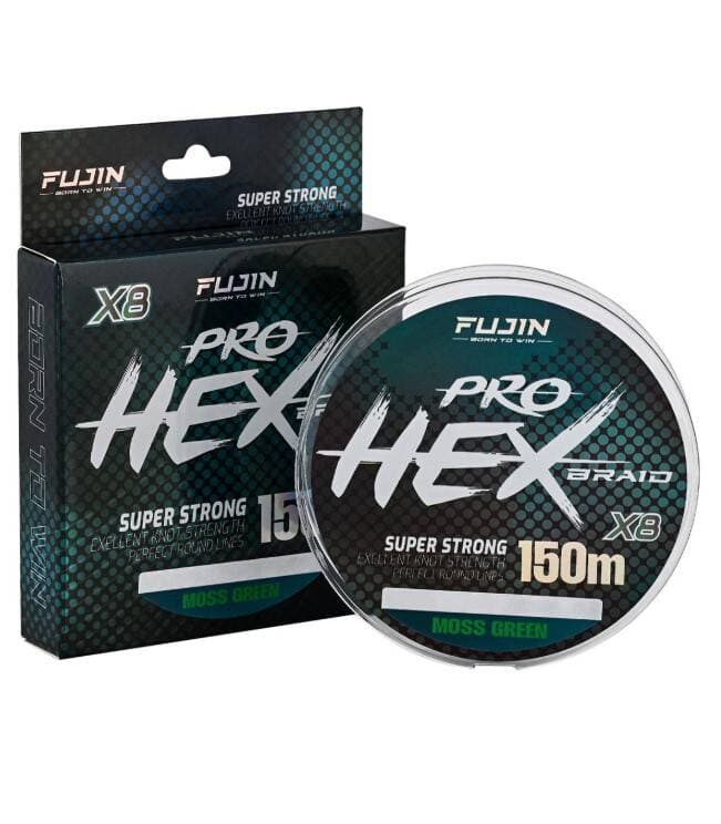 Fujin Pro Hex 8X 150Mt. Moss Green PE Line İp Misina