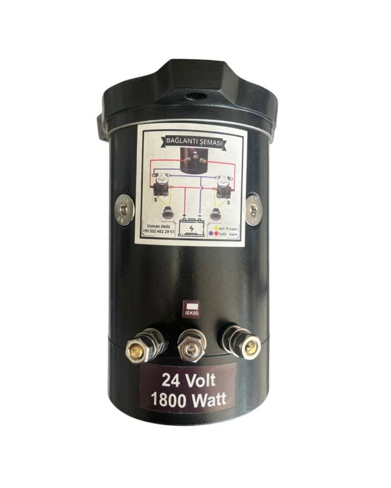 Öz Mercan 24V 1800W Beta Elektrikli Irgat Motoru