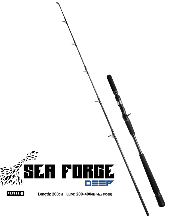 Fujin Sea Force 200cm 200-400gr Tekne Kamışı