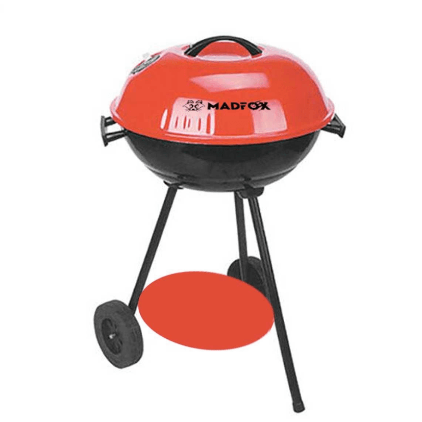 Madfox Cook Taşınabilir Kömür Barbekü Mangal.kırmızı Siyah
