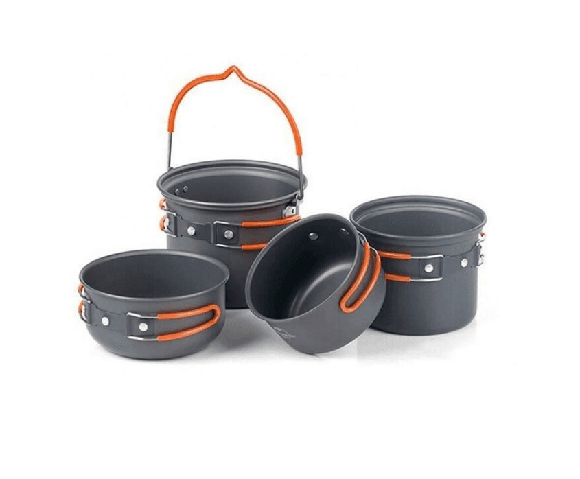 Naturehike 4IN1 Ultralight 2-3 Kişilik Kamp Yemek Pişirme Seti