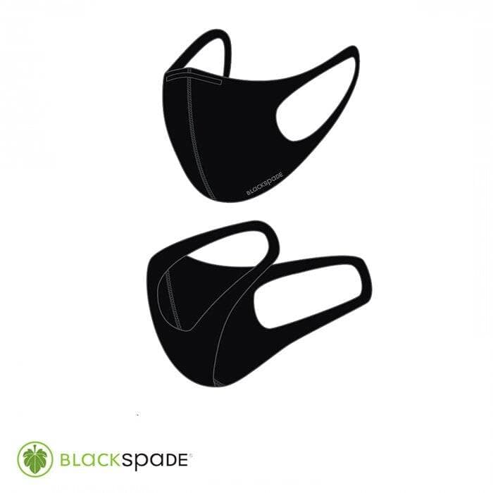 Blackspade Unisex Koruyucu Maske Siyah