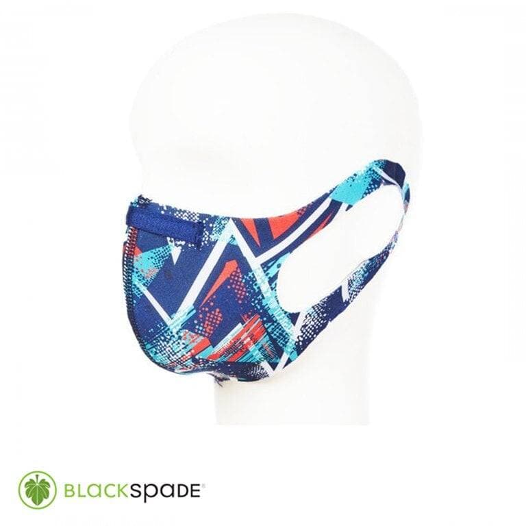 Blackspade Unisex Koruyucu Maske Üçgen Desen
