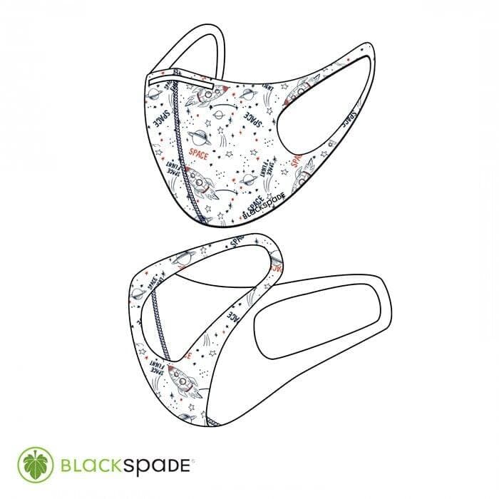 Blackspade Çocuk Koruyucu Maske Roket Desen S1