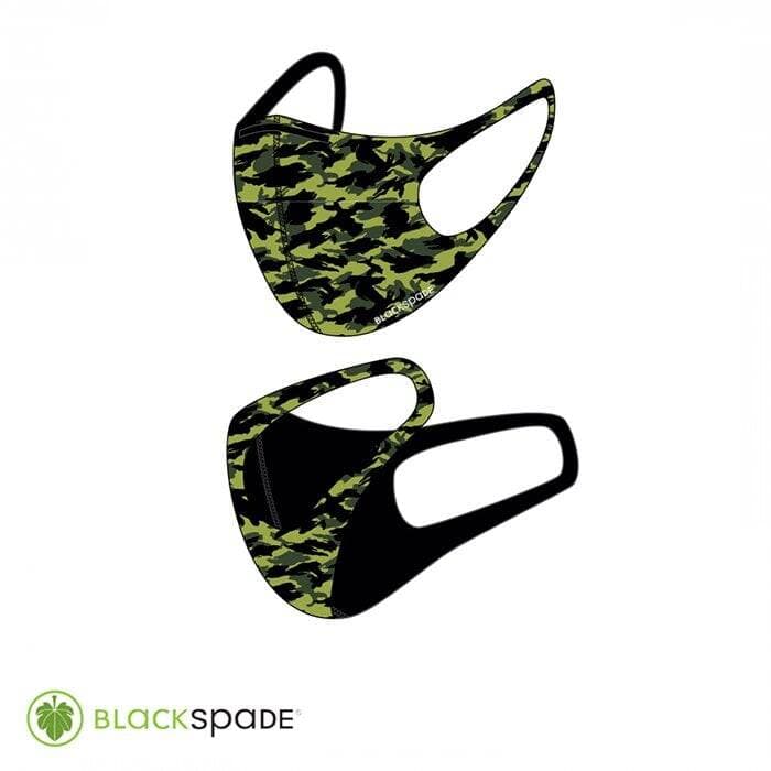 Blackspade Çocuk Koruyucu Maske Yeşil Kamo S1