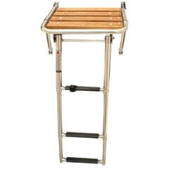 Lalizas 99515 Paslanmaz Platform Teleskopik Merdivenli 450x390 Mm