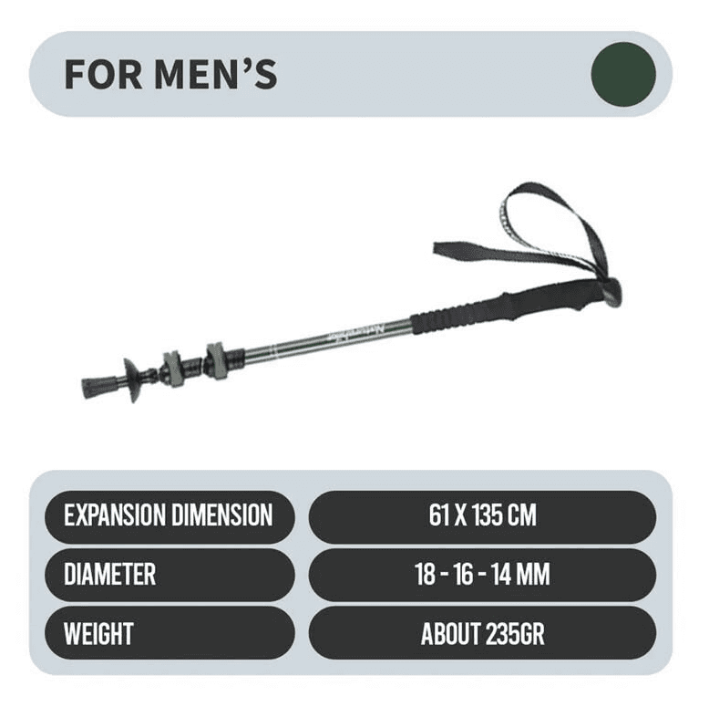 Naturehike St01 3-Node 6061 Al Teleskopik Trekking Batonu 62-135 Cm