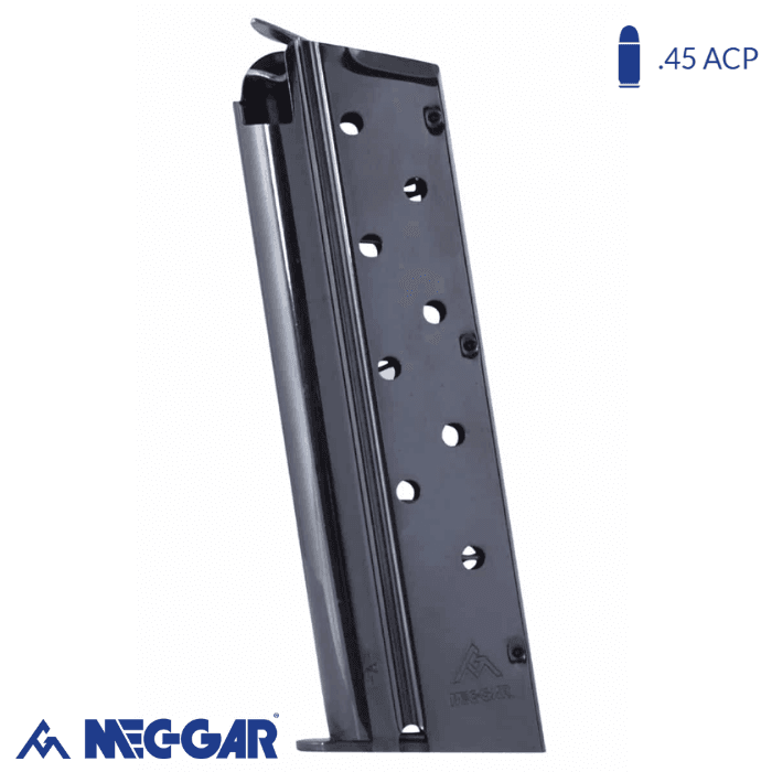 Mec-gar Magazine Colt 1911 9 Mm 9 Rd Ht Blue Şarjör