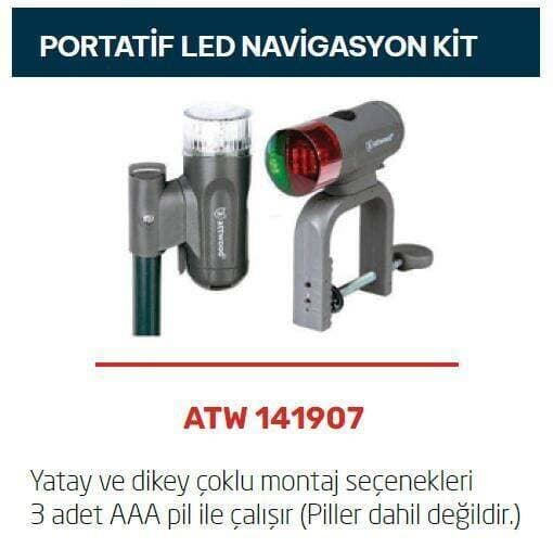 Attwood Portatif LED Navigasyon Kit