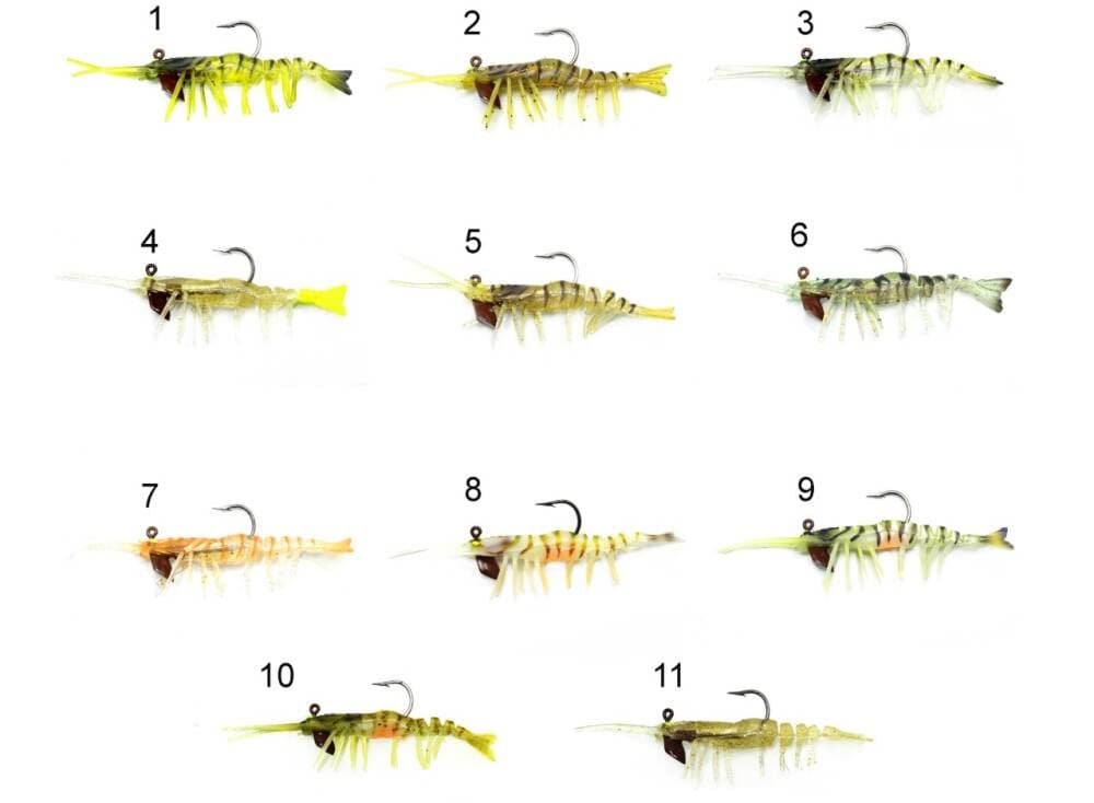 Captain 3049 Magic Shrimp 3D 76mm 5.5gr Silikon Karides Yem