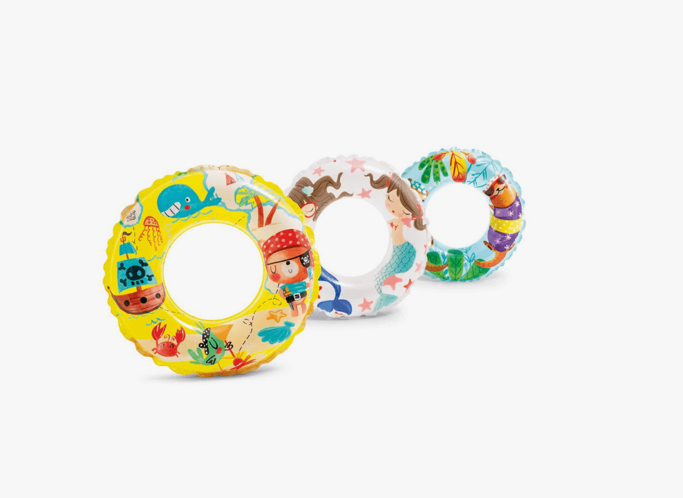 Intex 59242 Şeffaf Desenli Simit 61 Cm