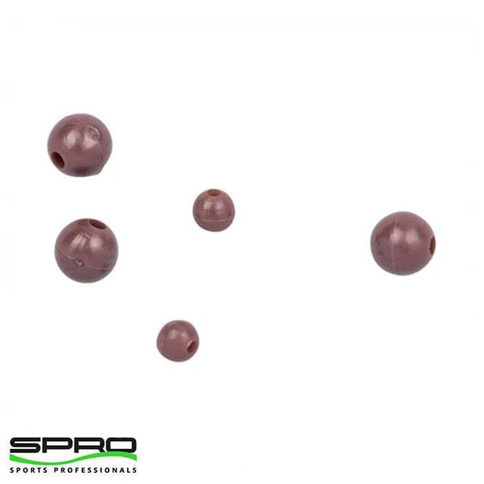 T.spro Rubber Beads Stoper Boncuk Kahverengi