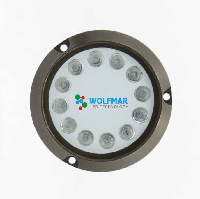 Wm S12 W 12 Ledli 9-30 Su Alti Aydinlatma Alimünyum Yeşil