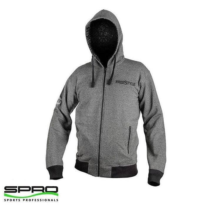 Spro Freestyle Gri X Bk Kapüşonlu - XXL