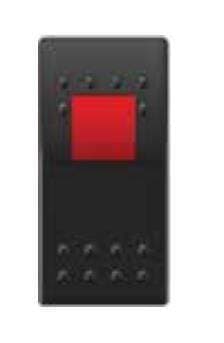 Switch Kırmızı On-off 12/24 V