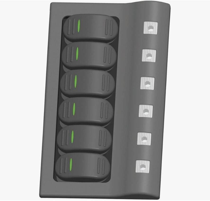 Switch Panel 6 Li Dalga Dizayn 12V