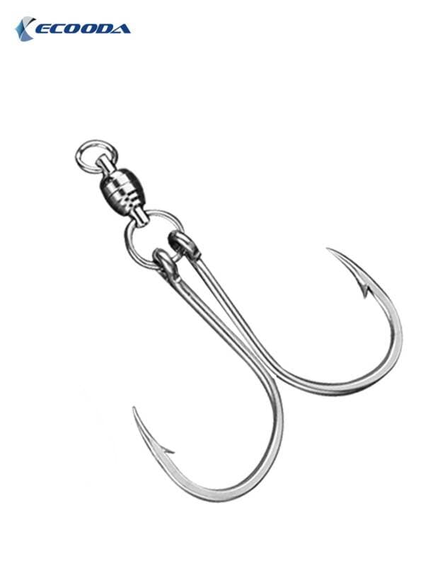 Ecooda Cyan Blue Chain Hook Spanish Mackerel Olta İğnesi