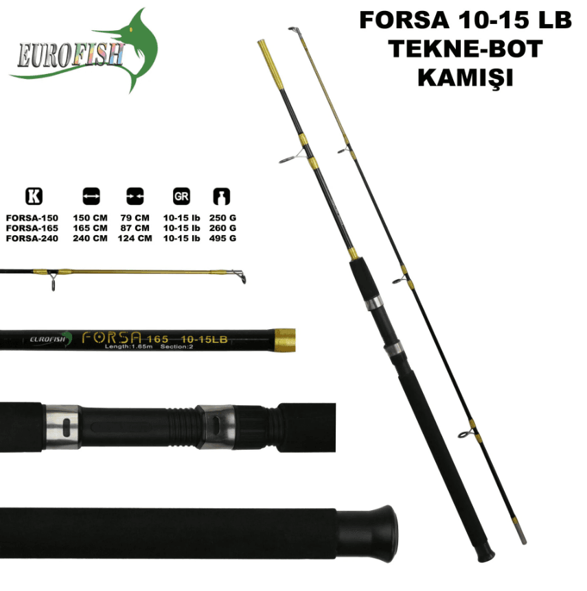 Forsa 135 Cm 2 Parçalı Tekne - Bot Kamışı