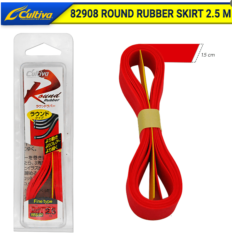 Red Round Rubber Skirt Cl:07