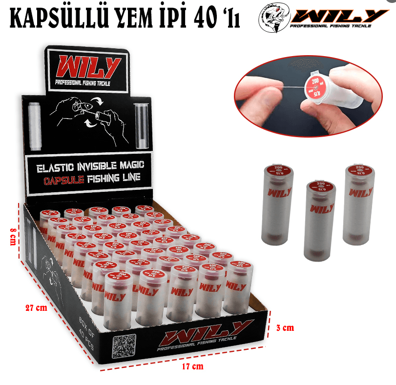 Yem İpi Kapsül 200mt 40'lı Kutu