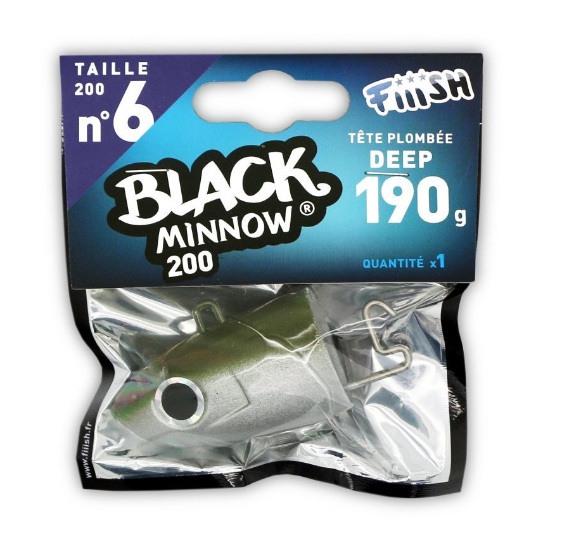 Fiiish Black Minnow Bm200/6 Bm211 Deep 190gr Kaki Jig Head