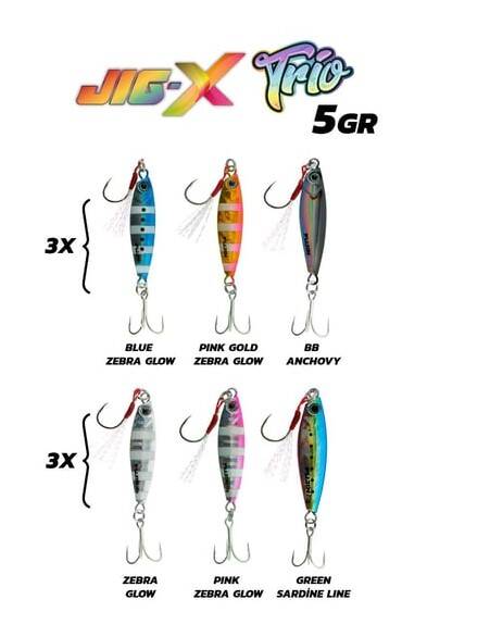 Fujin Jig-x Trio Micro Jig 5gr