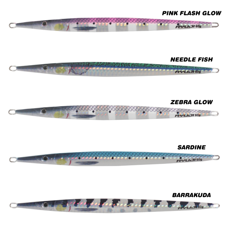 RYUJI GARFISH JIG 80GR, NEEDLE FISH